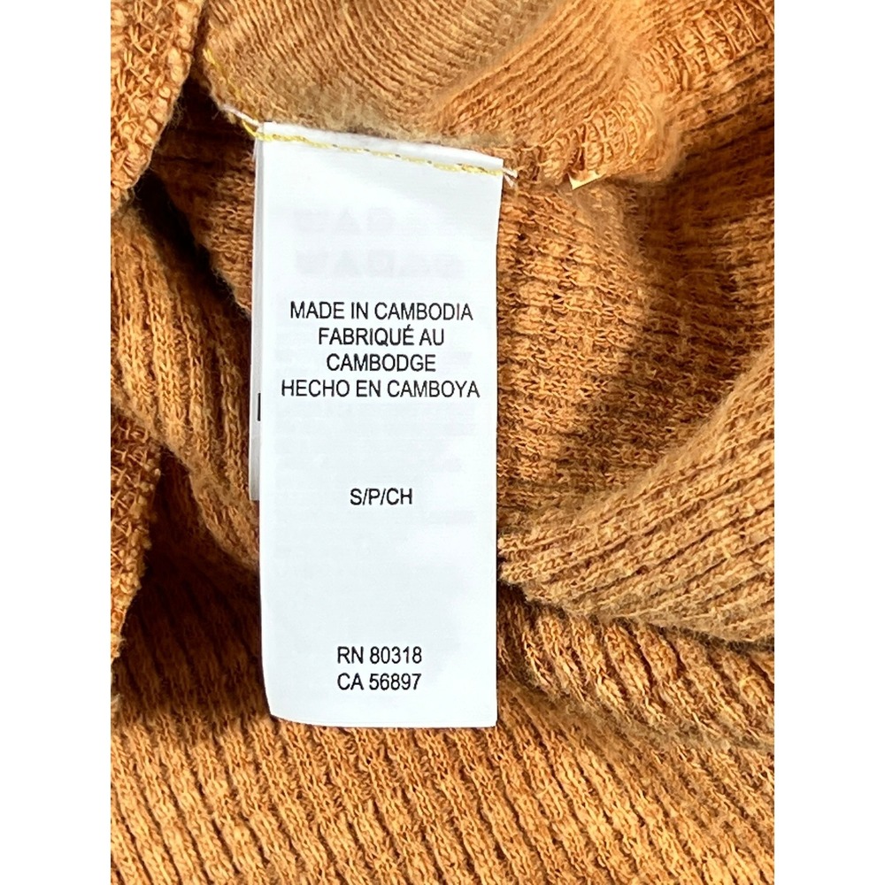 Lucky Brand Mens Lived In Thermal Waffle Knit Shirt Burnt Orange Size Small - Picture 8 of 14